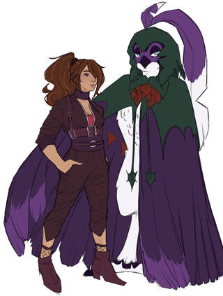 Sienna and Darcy (Pokémon OCs)